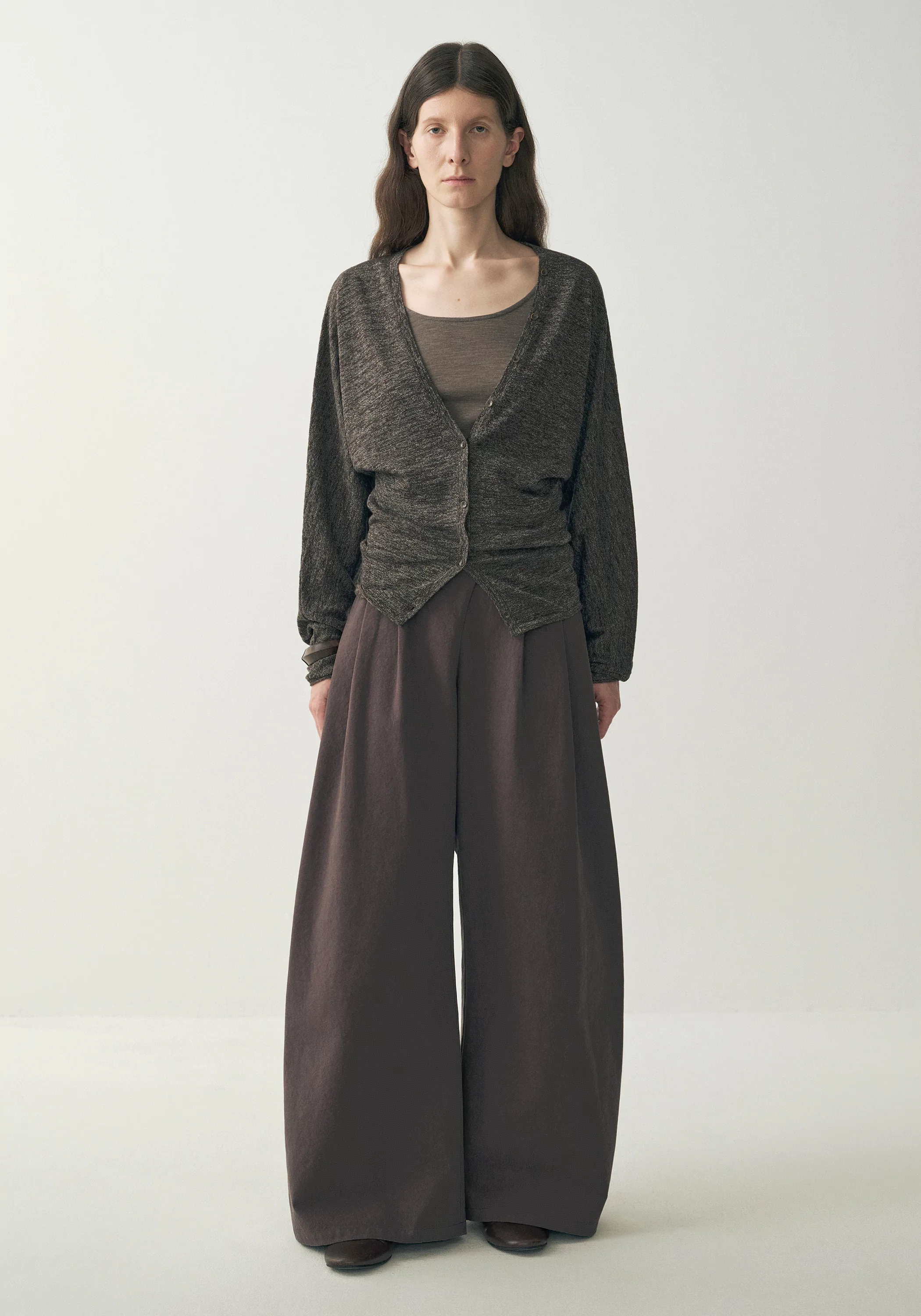 Asymmetric Cotton Pants - Image 5