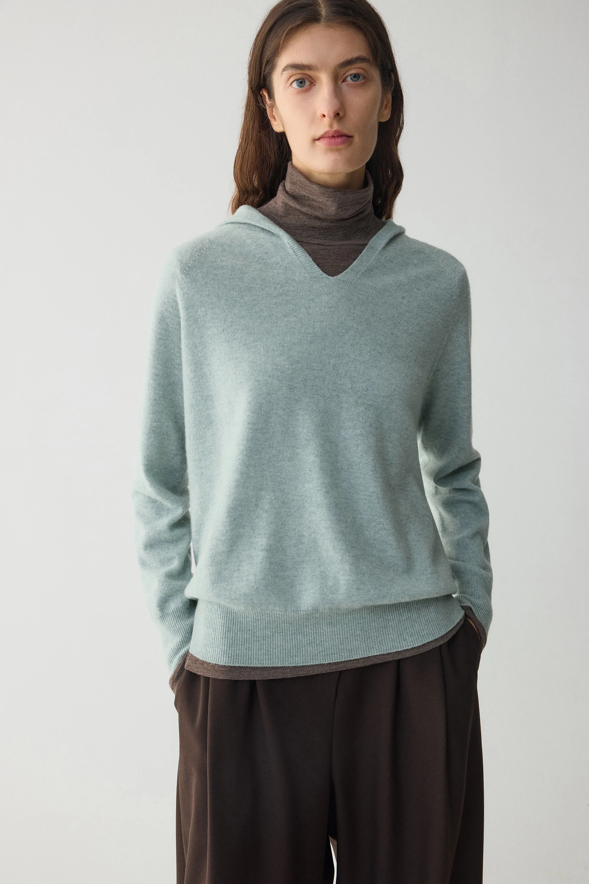 Cashmere Wool Hoodie - Image 13
