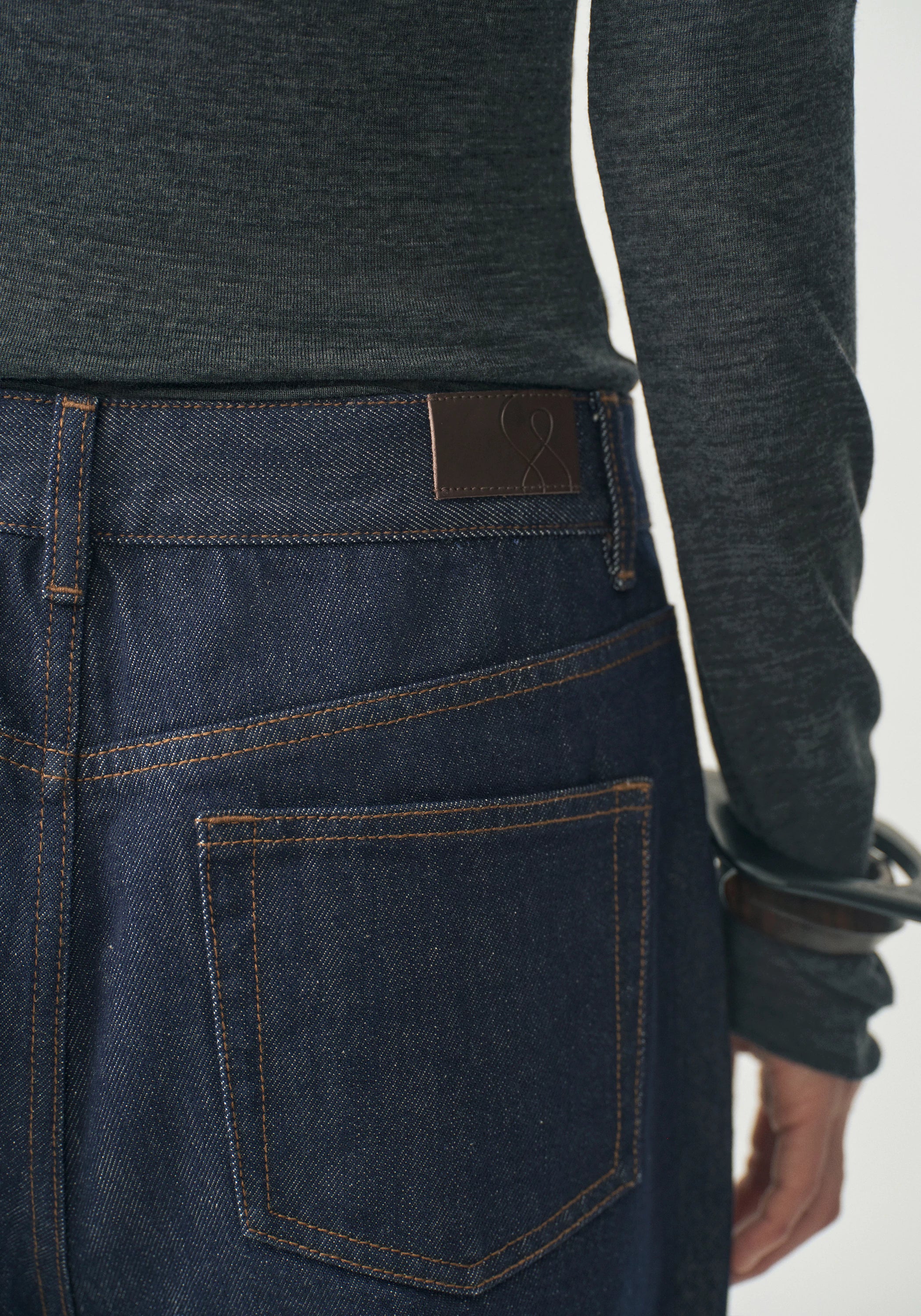 Cotton Straight Jeans - Image 10