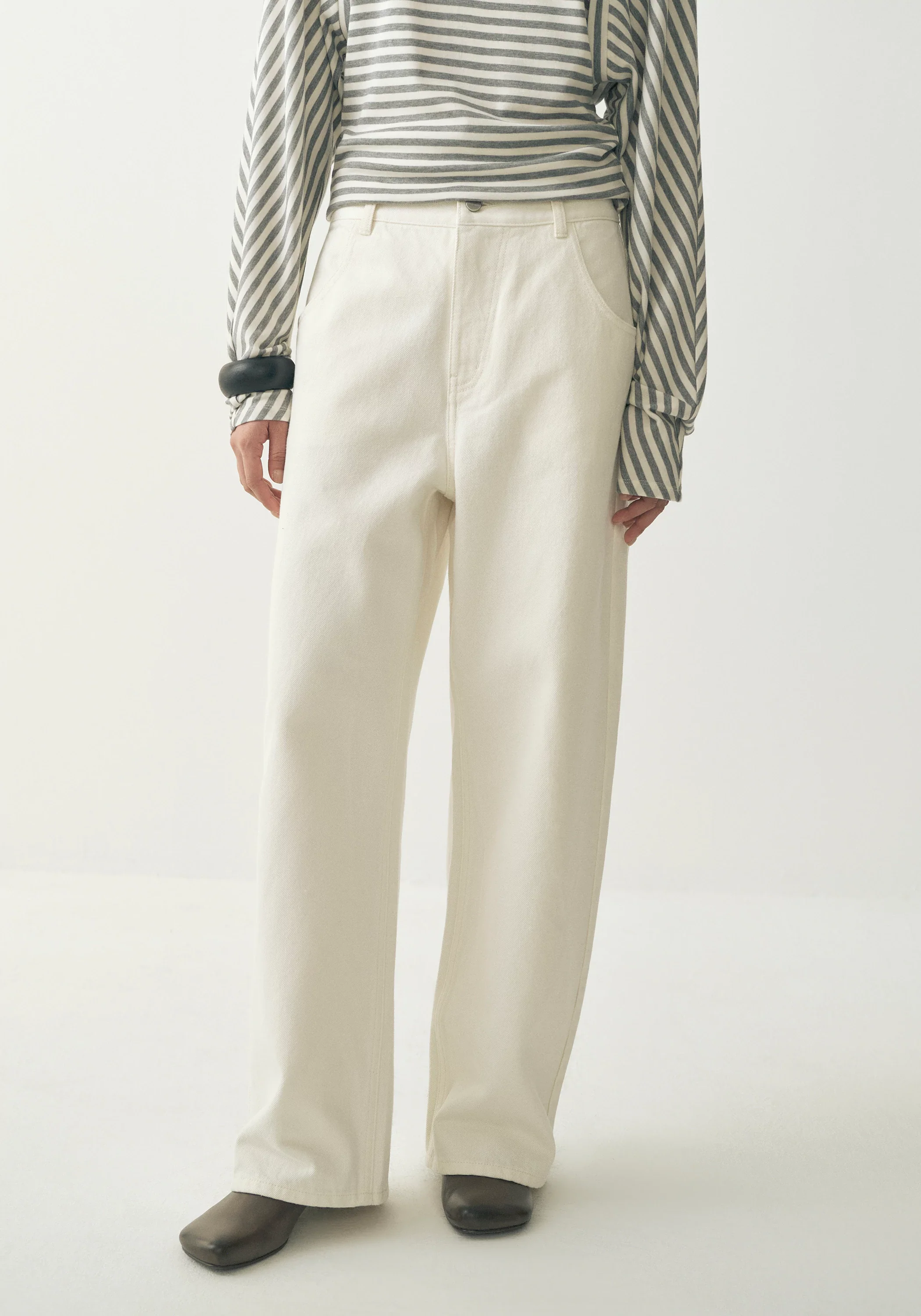 Cotton Straight Jeans - Image 14