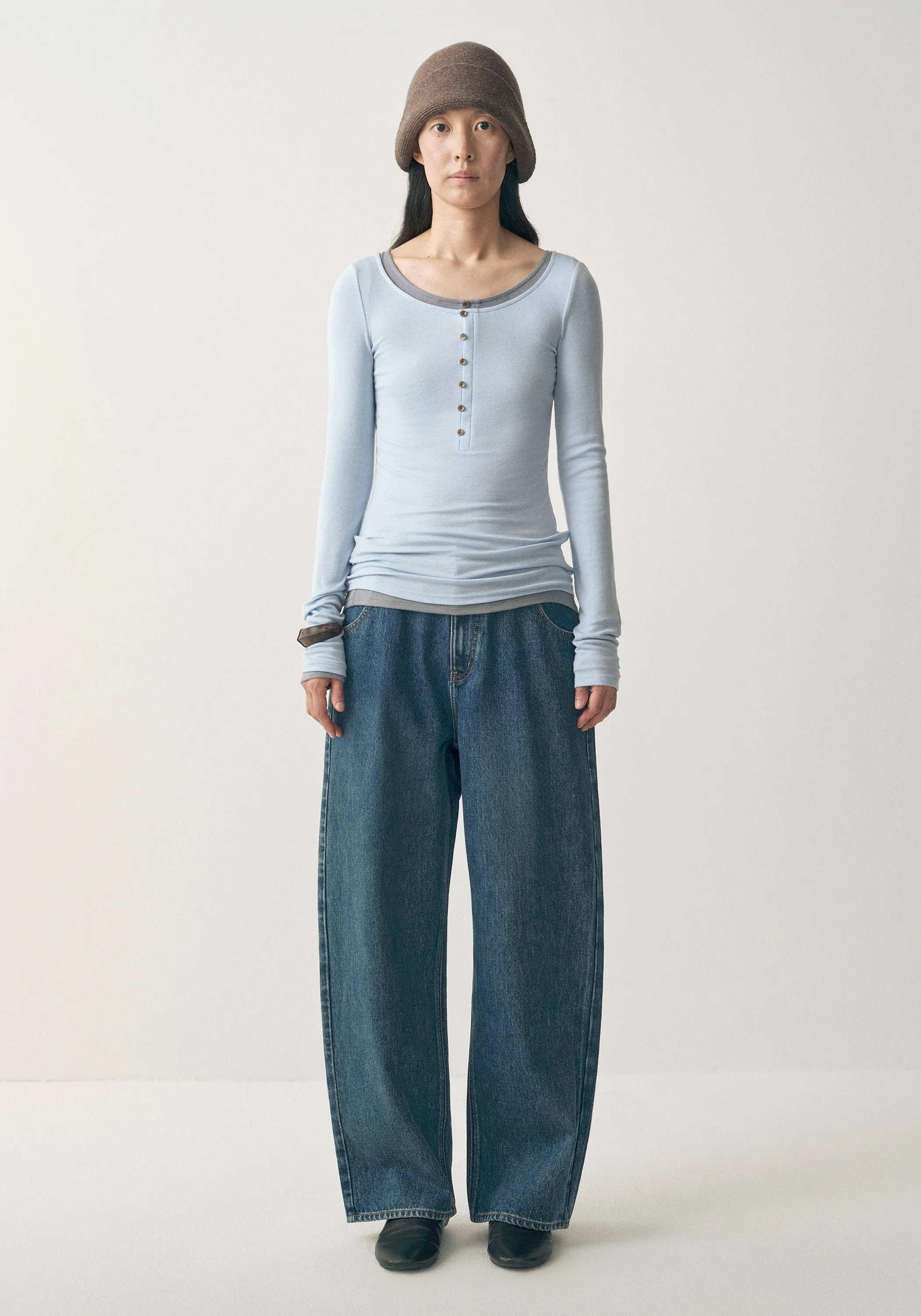 Cotton Straight Jeans - Image 3