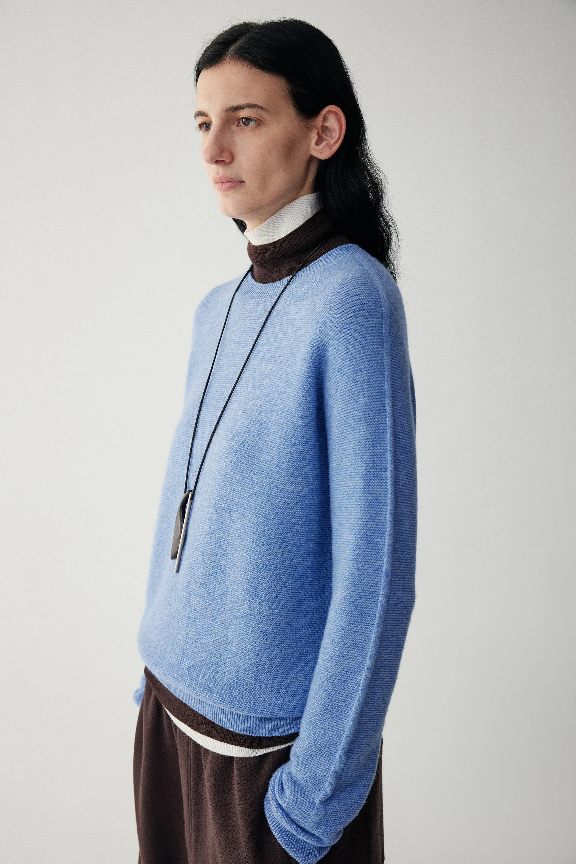 Crewneck Cashmere-Wool Blend Jumper - Image 13