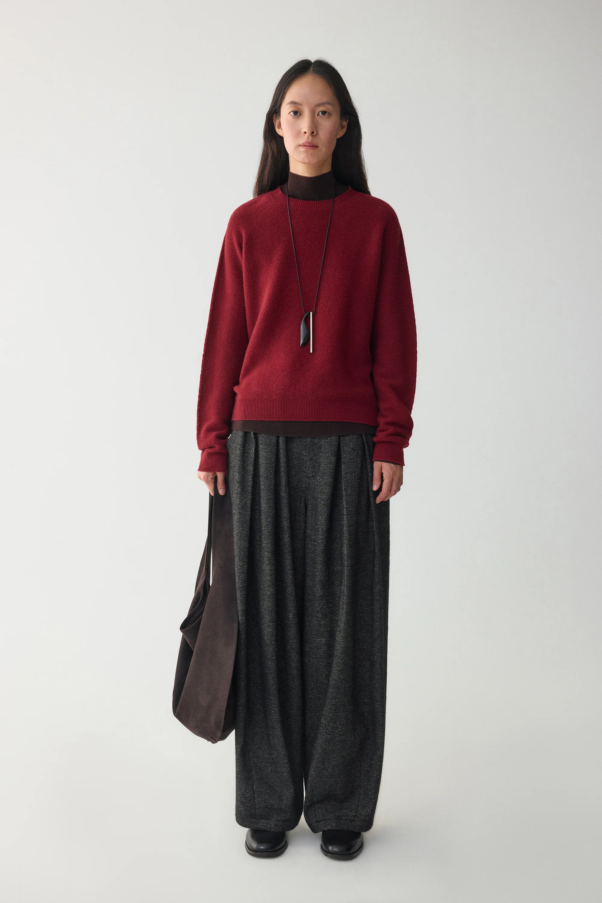 Crewneck Cashmere-Wool Blend Jumper - Image 3