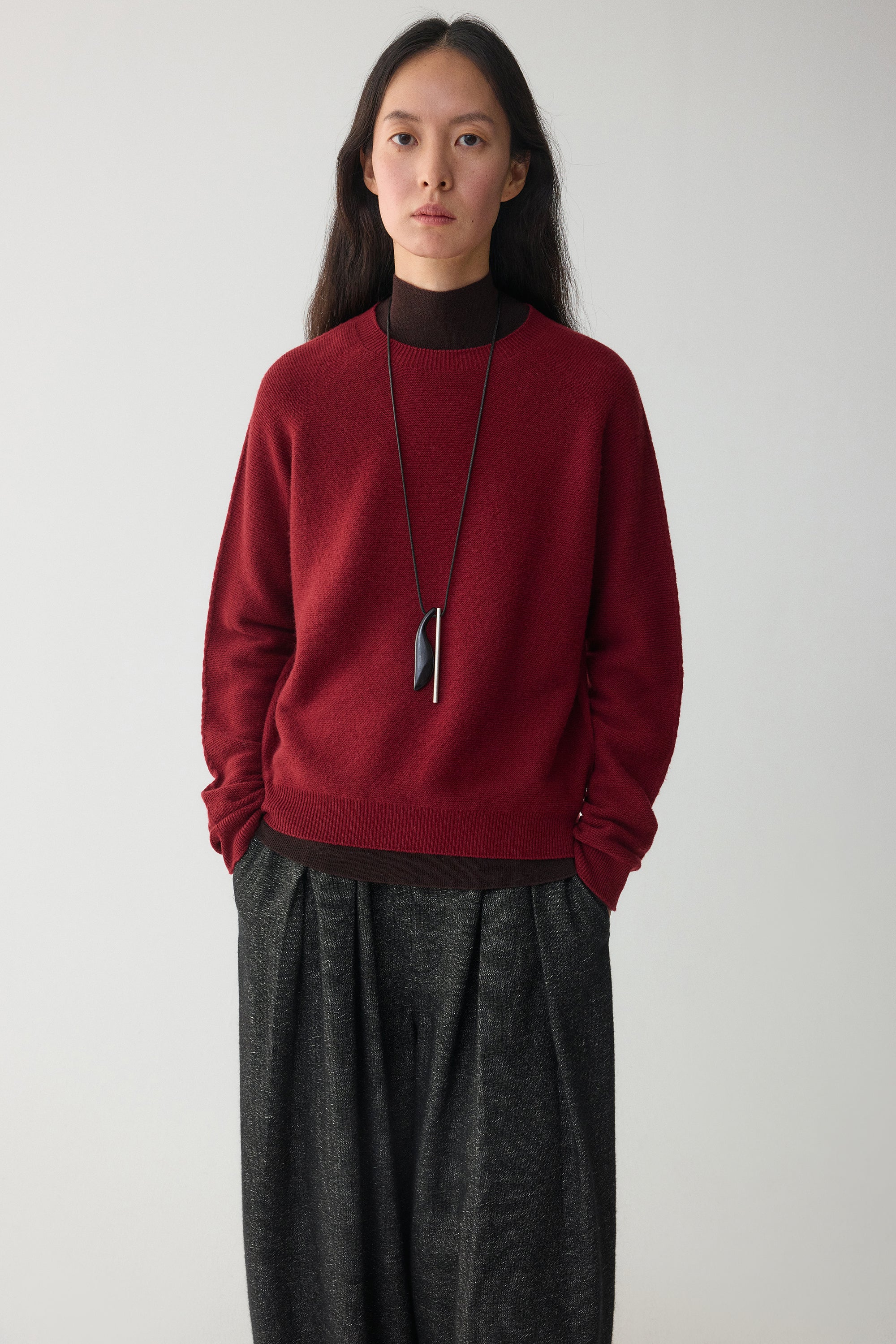 Crewneck Cashmere-Wool Blend Jumper - Image 5