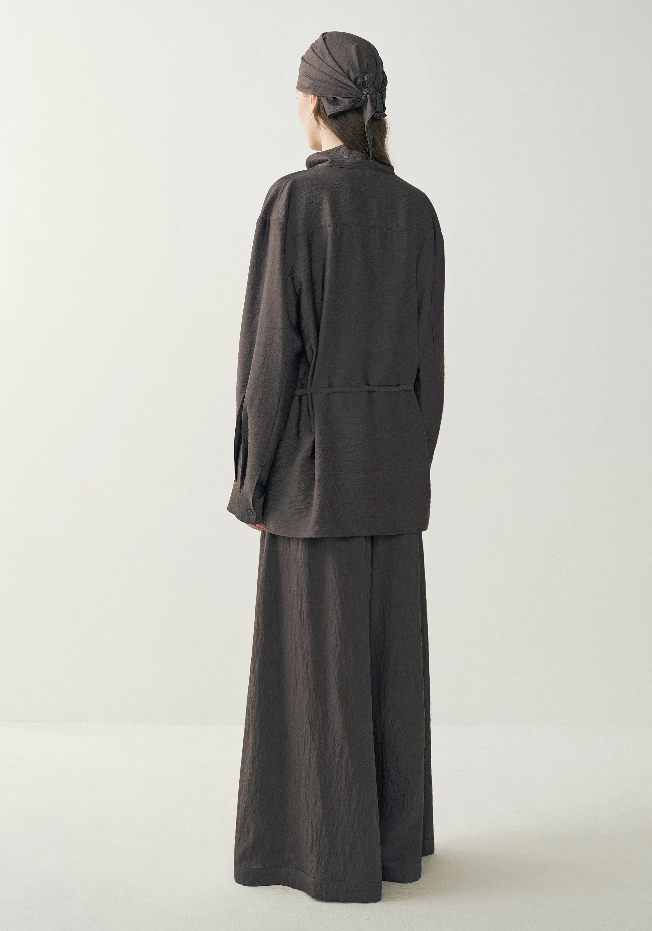 Crinkled Wide-leg Pants - Image 4