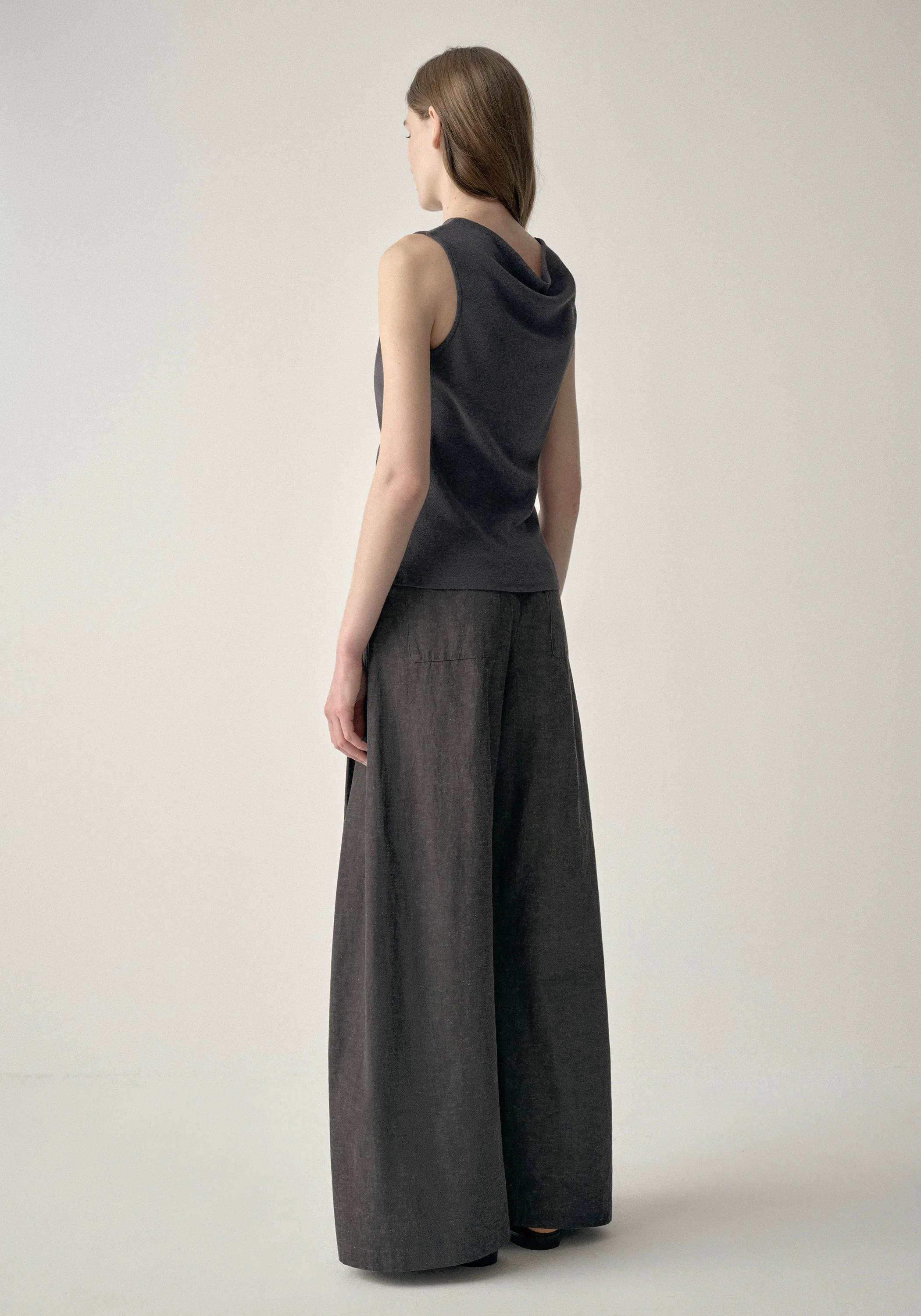 Crinkled Wide-leg Pants - Image 4