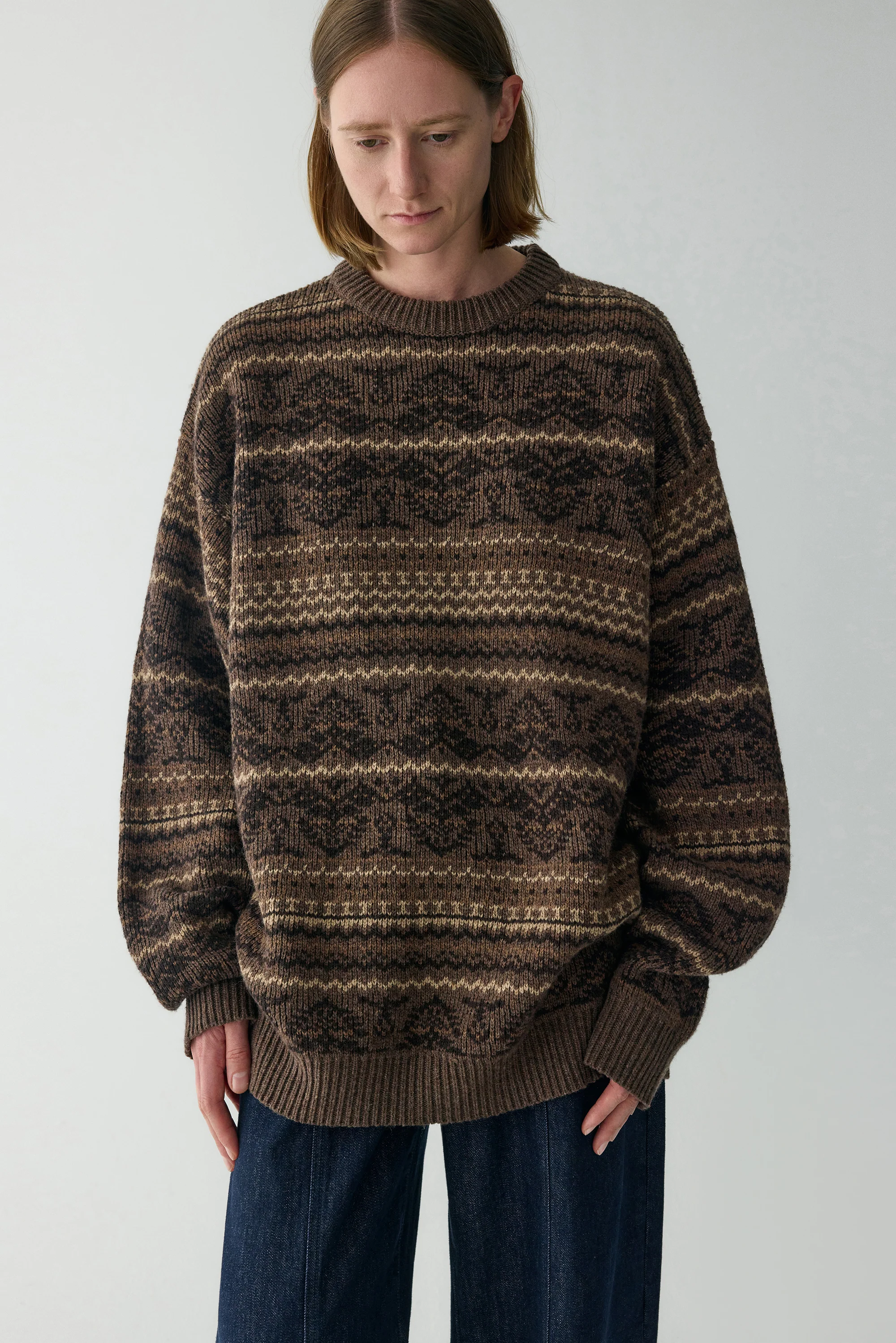Fair Isle Wool Cardigan - Image 7