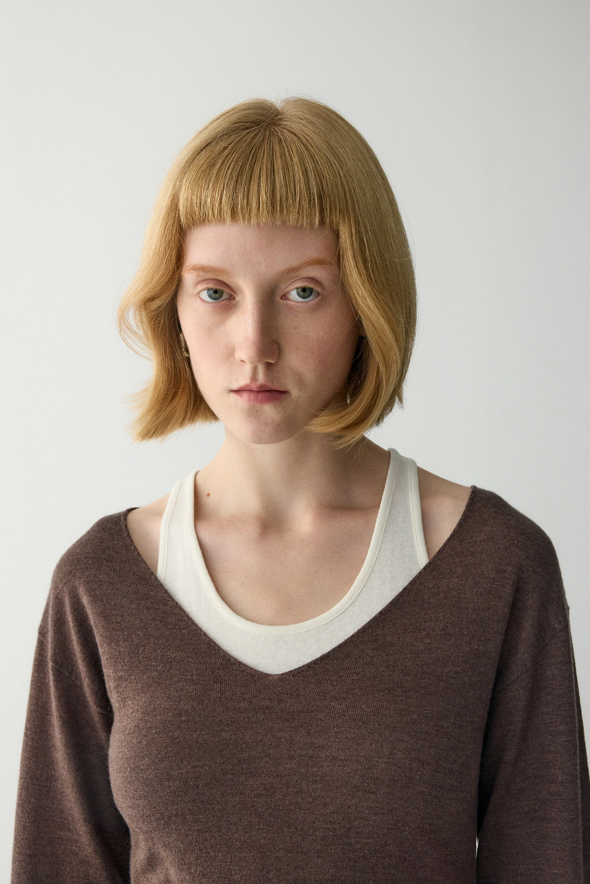 V-Neck Wool Sweater - Image 11