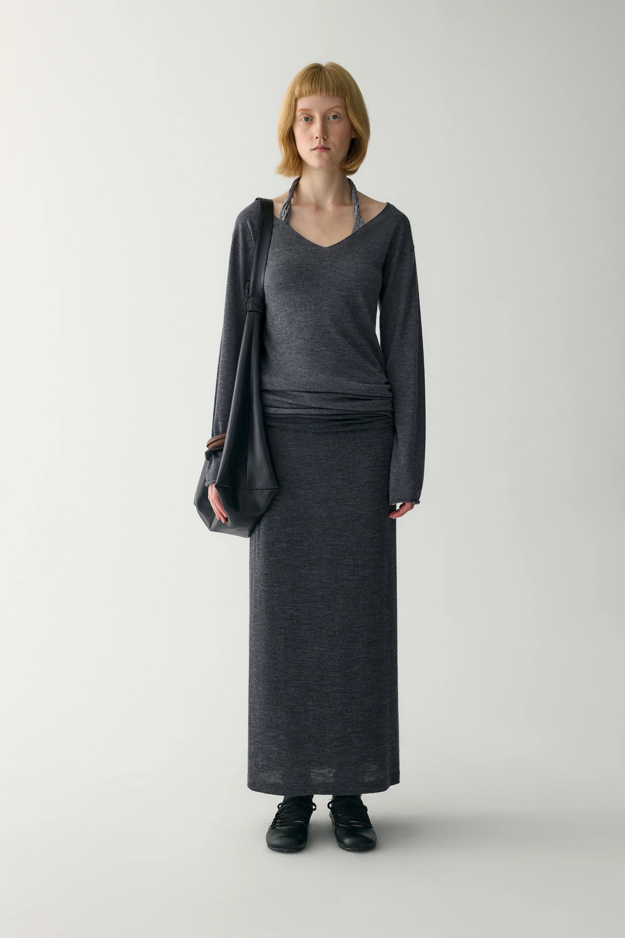 V-Neck Wool Sweater - Image 15