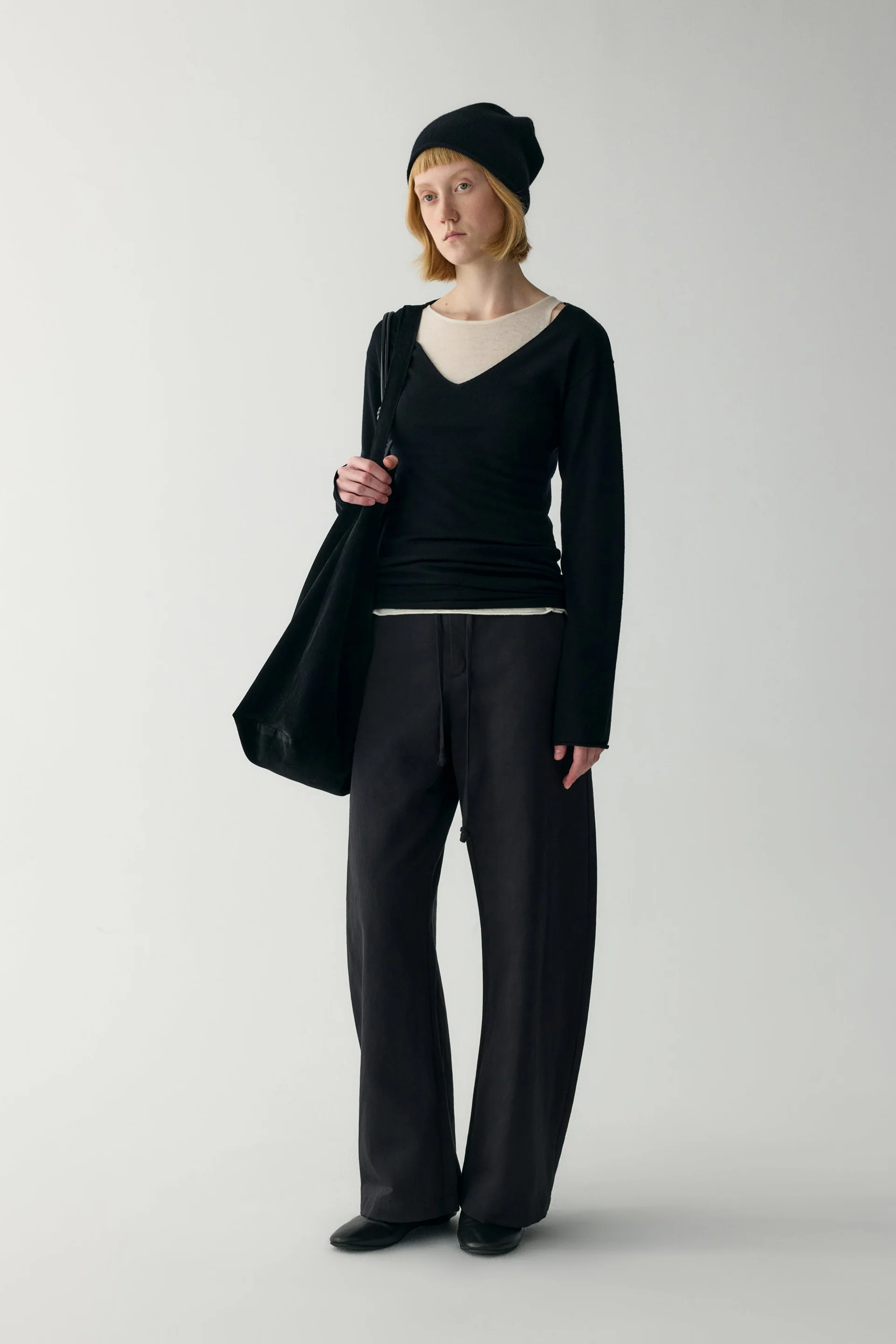 V-Neck Wool Sweater - Image 19