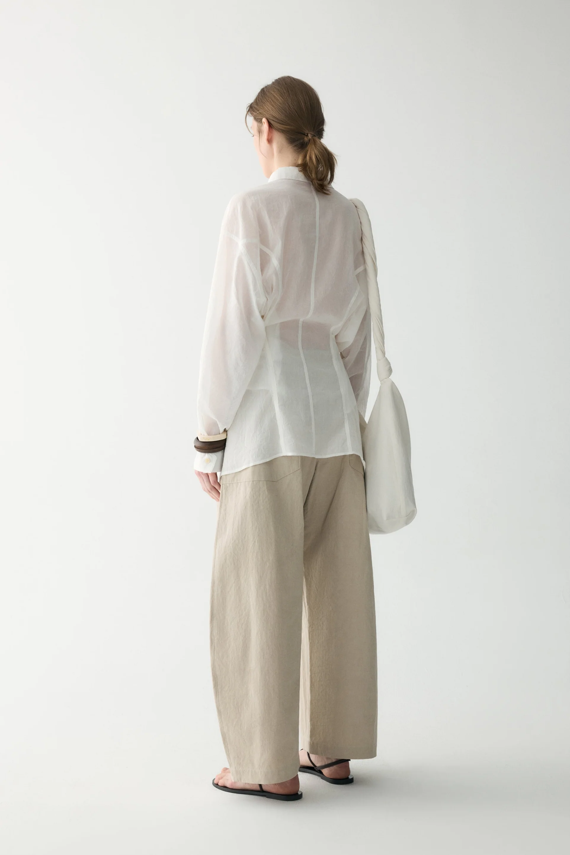 Cotton Knotted T-shirt - Image 4