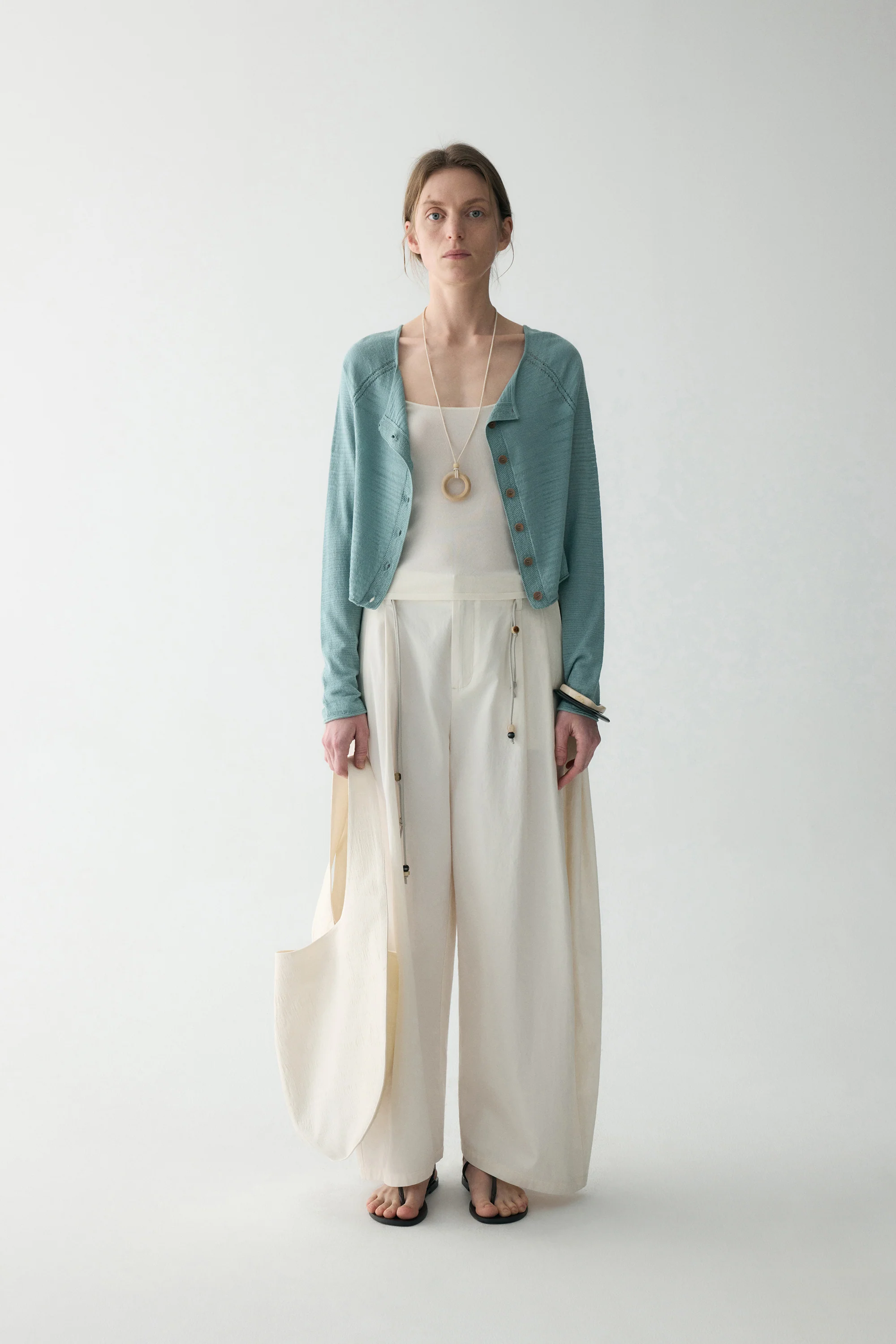 Round Neck Cardigan - Image 4