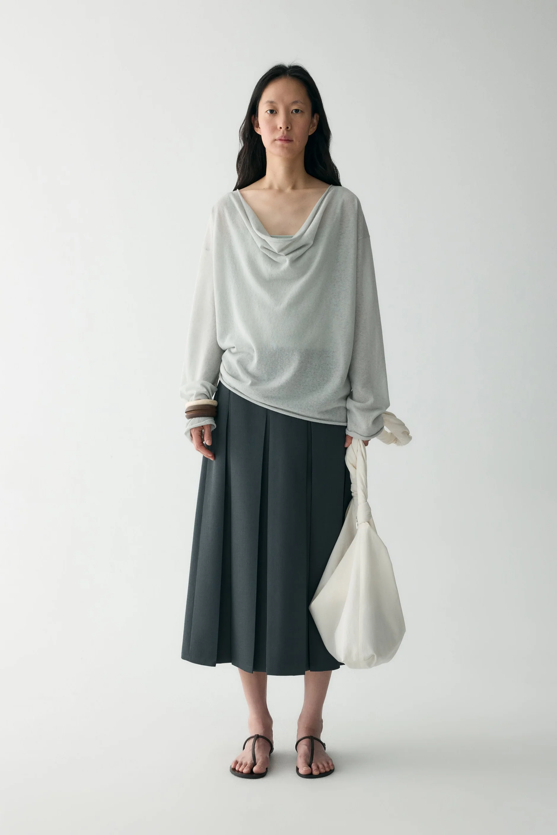 Retro Pleated Skirt