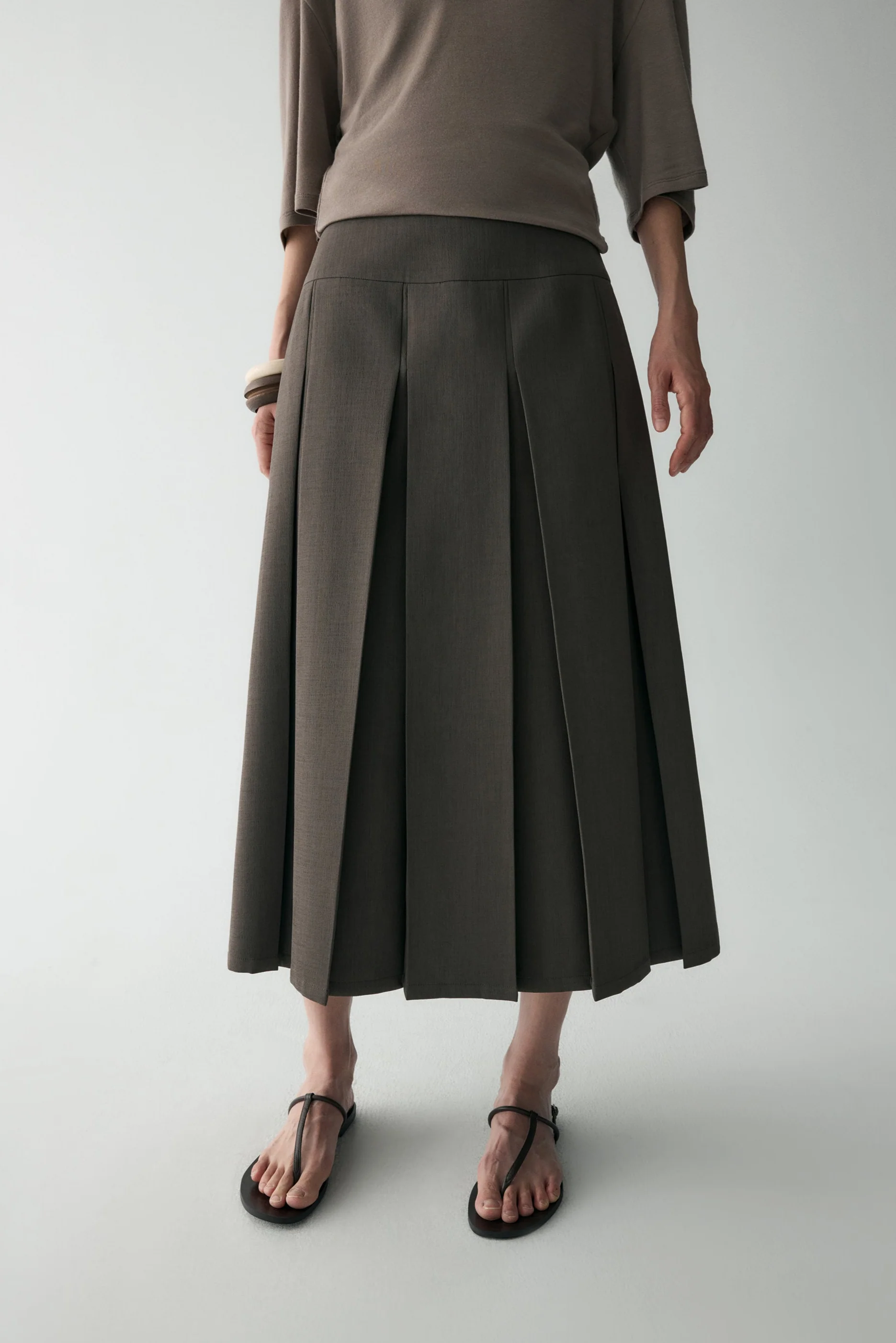 Retro Pleated Skirt - Image 13