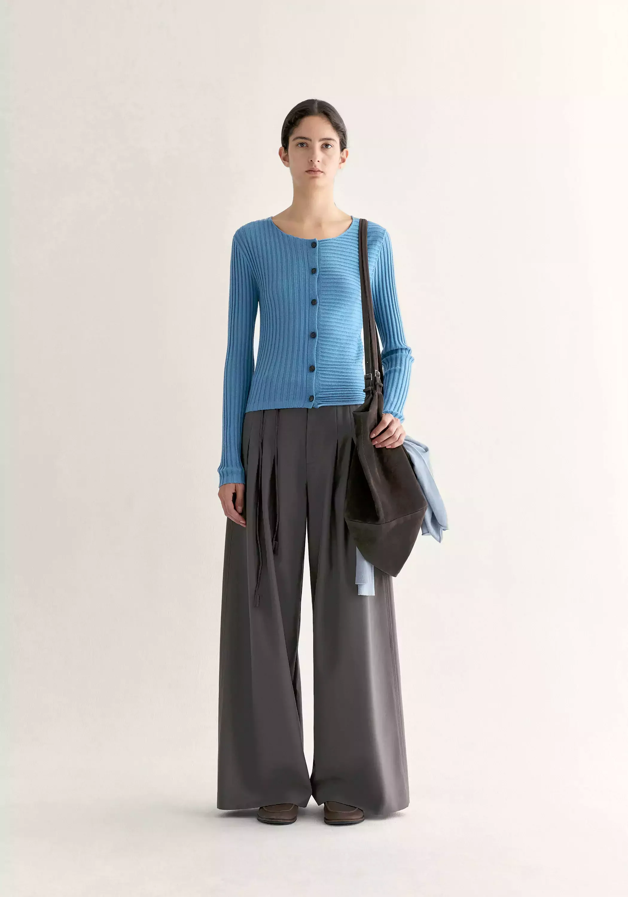 Merino Wool Knitted Cardigan - Image 13