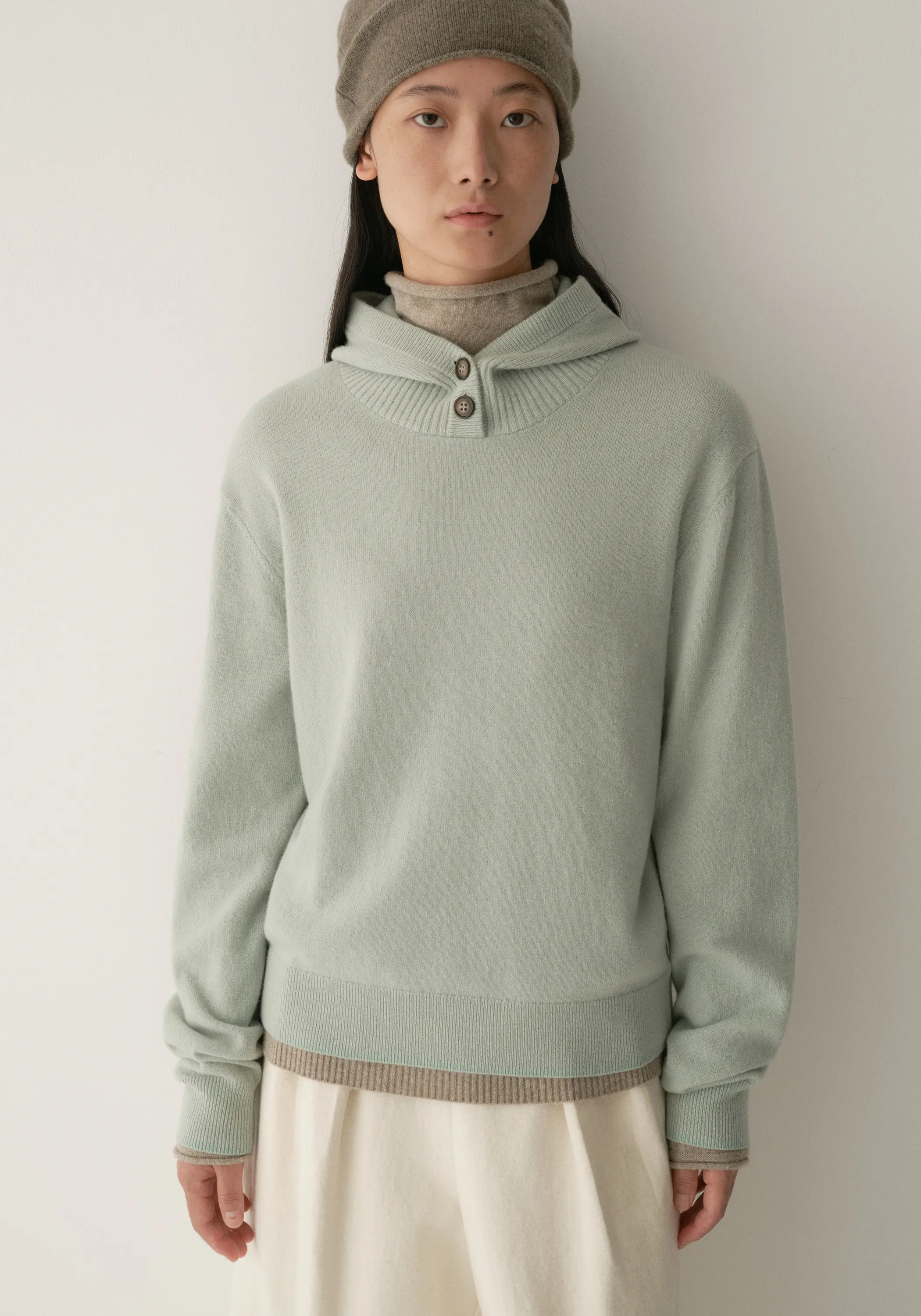 Merino Wool Mock-neck Top - Image 4