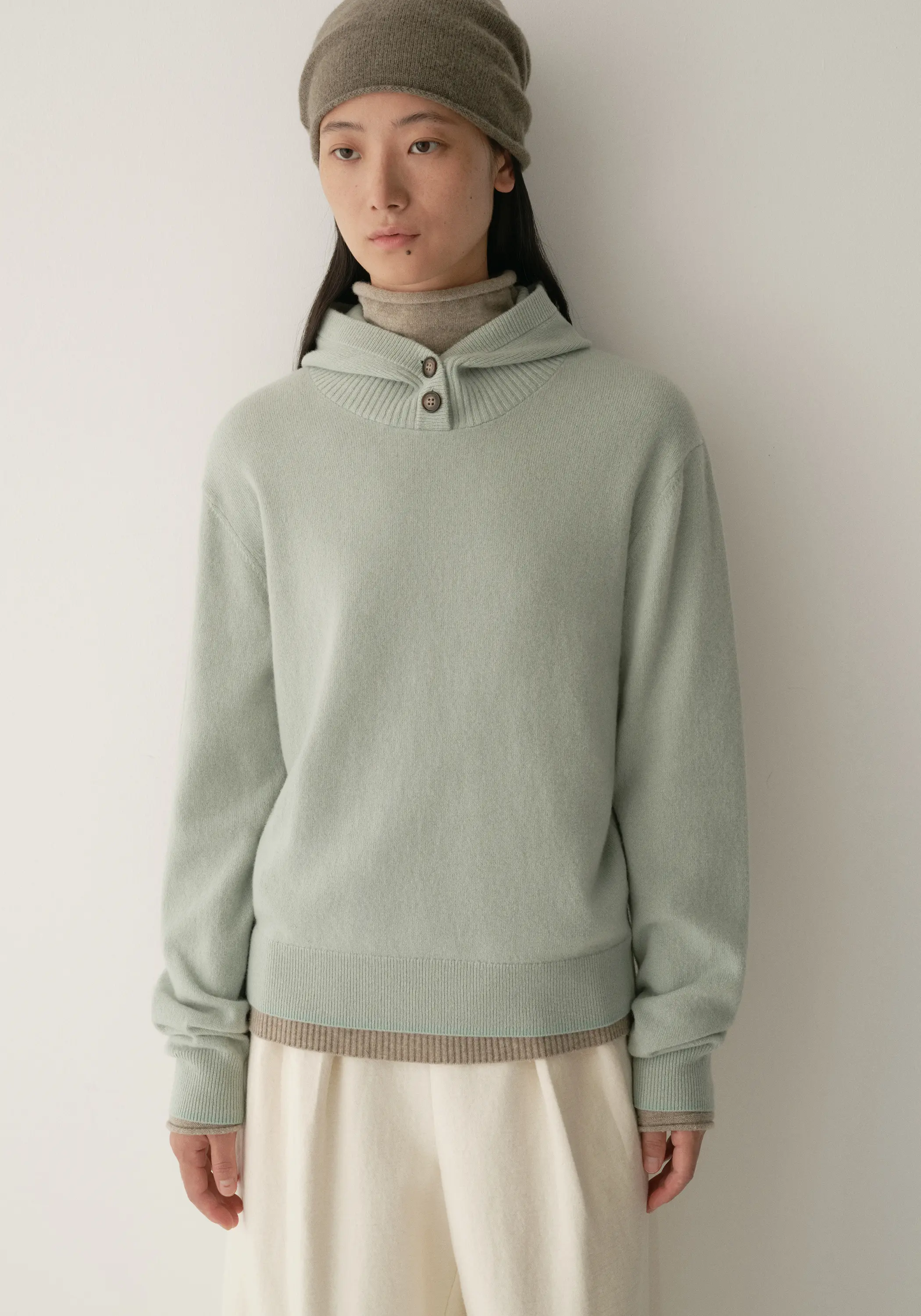 Merino Wool Mock-neck Top - Image 7