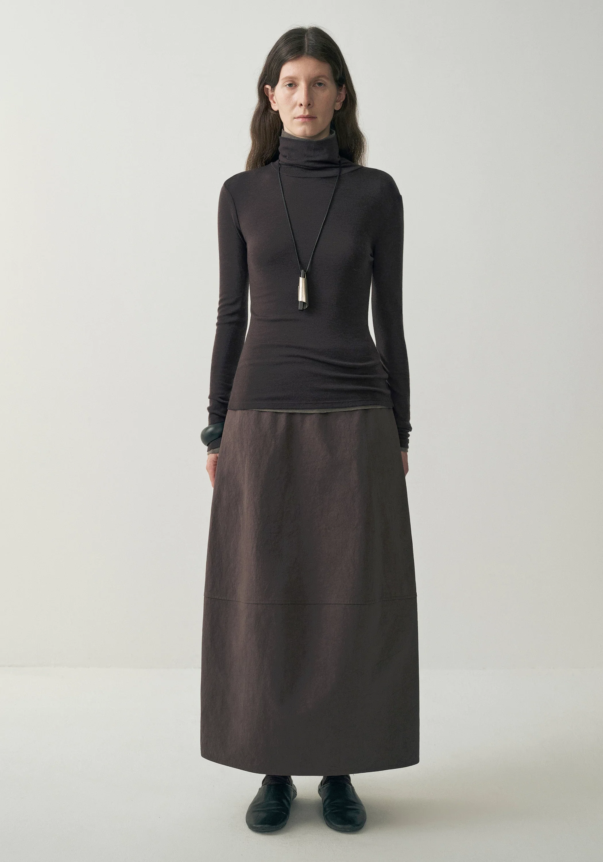 Merino Wool Turtleneck Top - Image 12