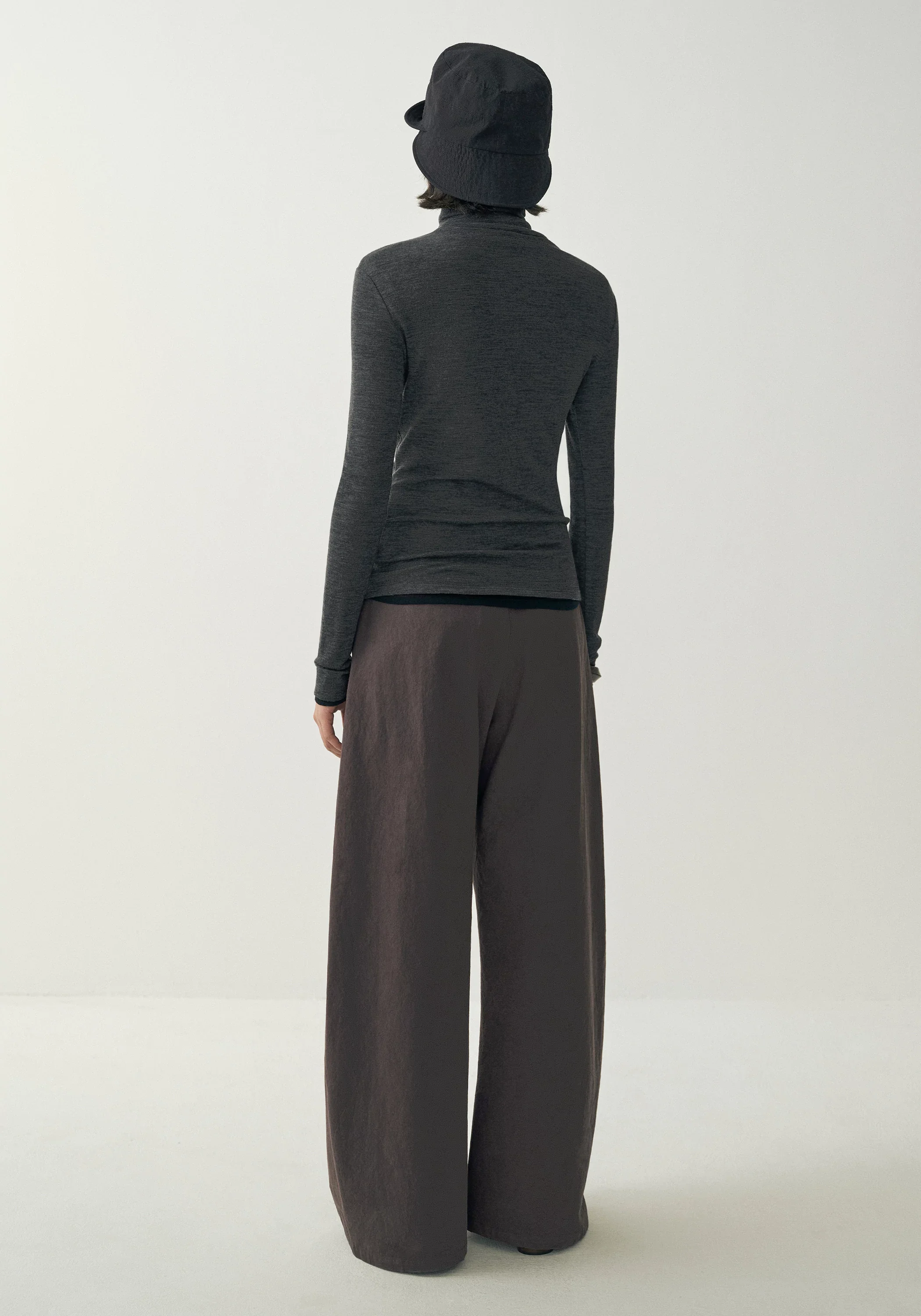 Merino Wool Turtleneck Top - Image 18