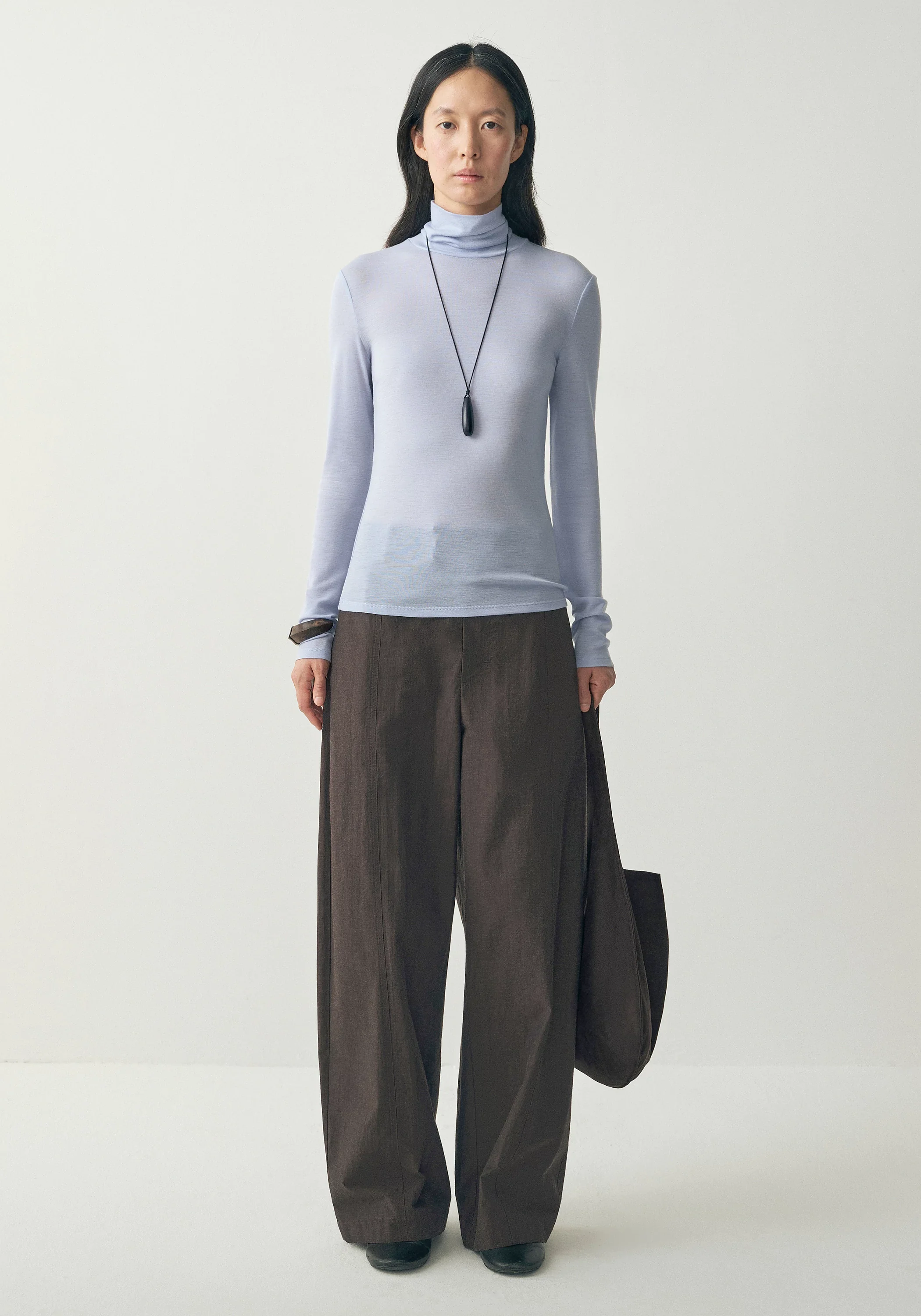 Merino Wool Turtleneck Top - Image 19