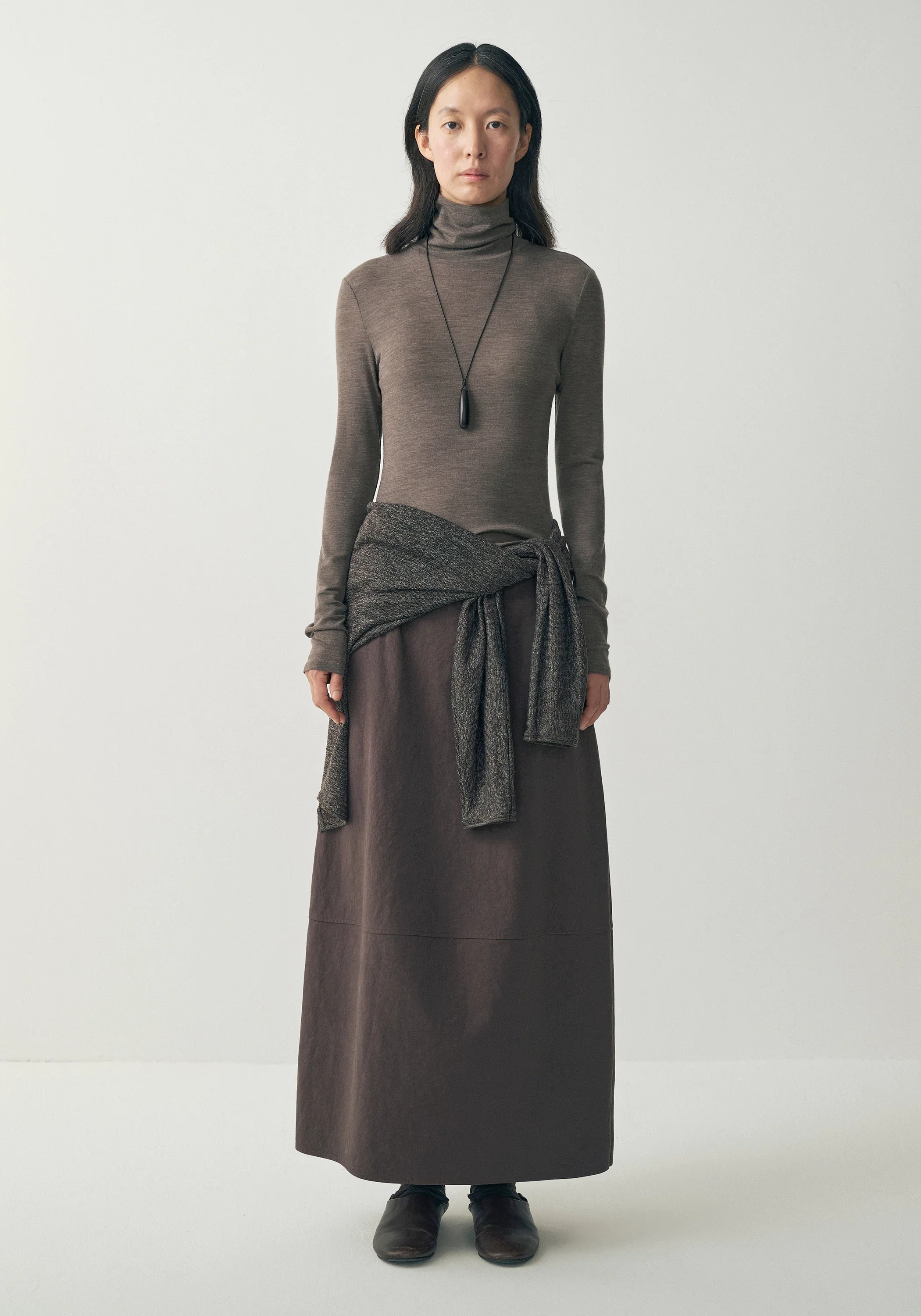 Merino Wool Turtleneck Top - Image 21