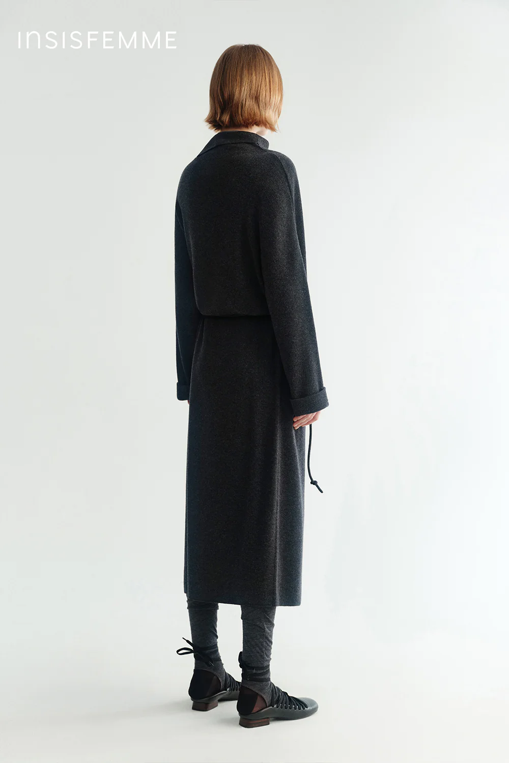 [Final Sale] Merino Wool Belted Dress - Image 30