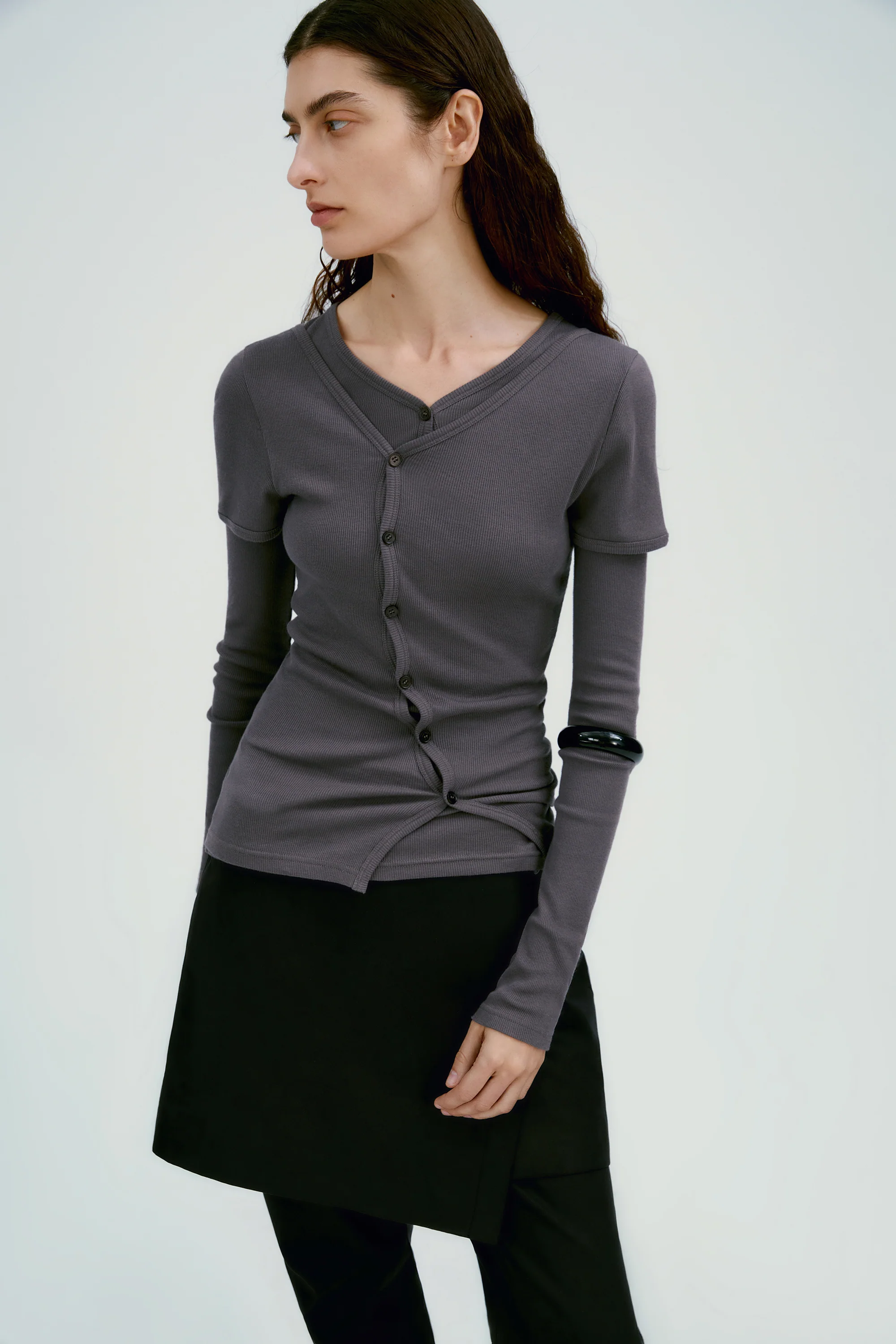 Ribbed Jersey T-shirt - Image 10