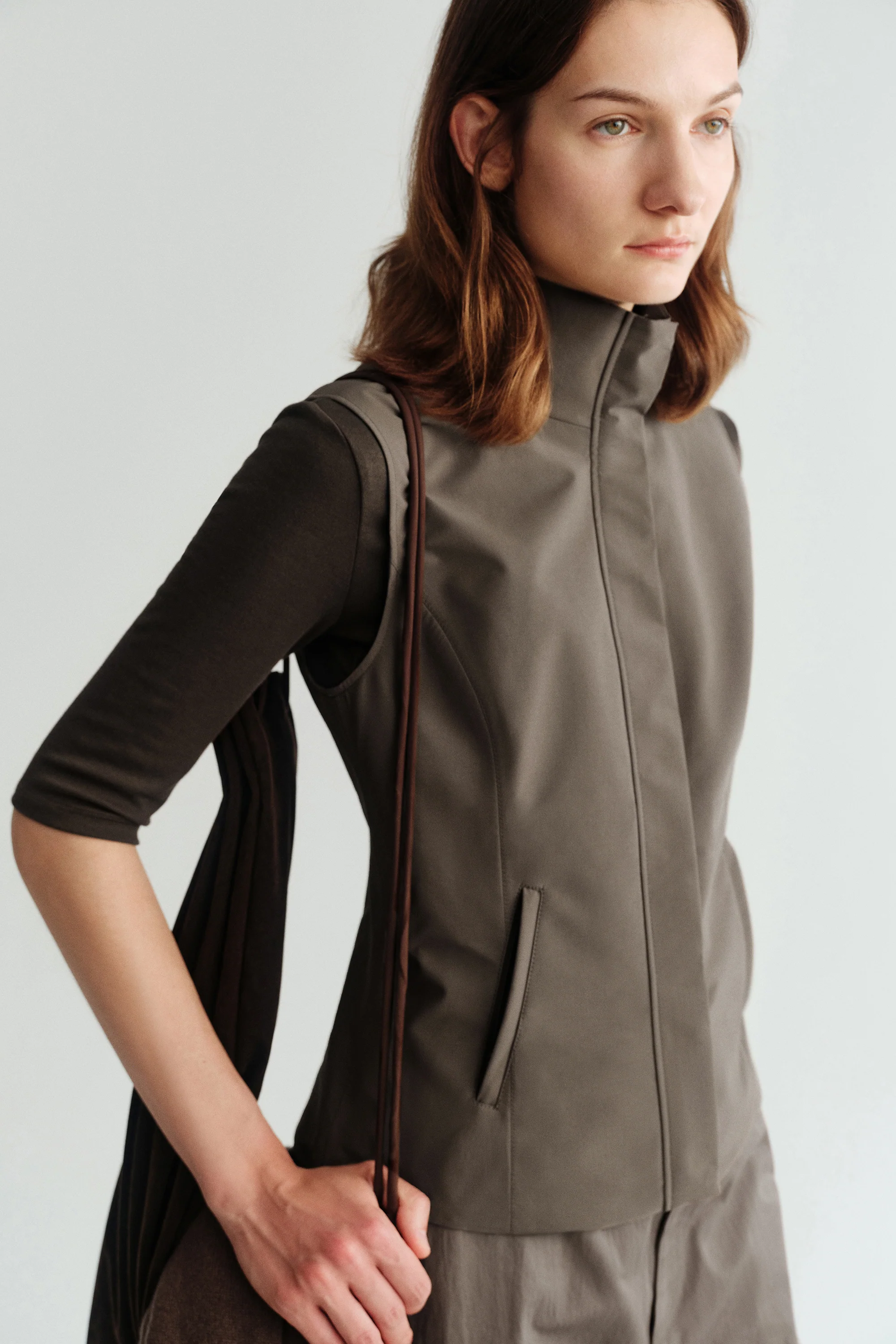 Stand Collar Vest - Image 15