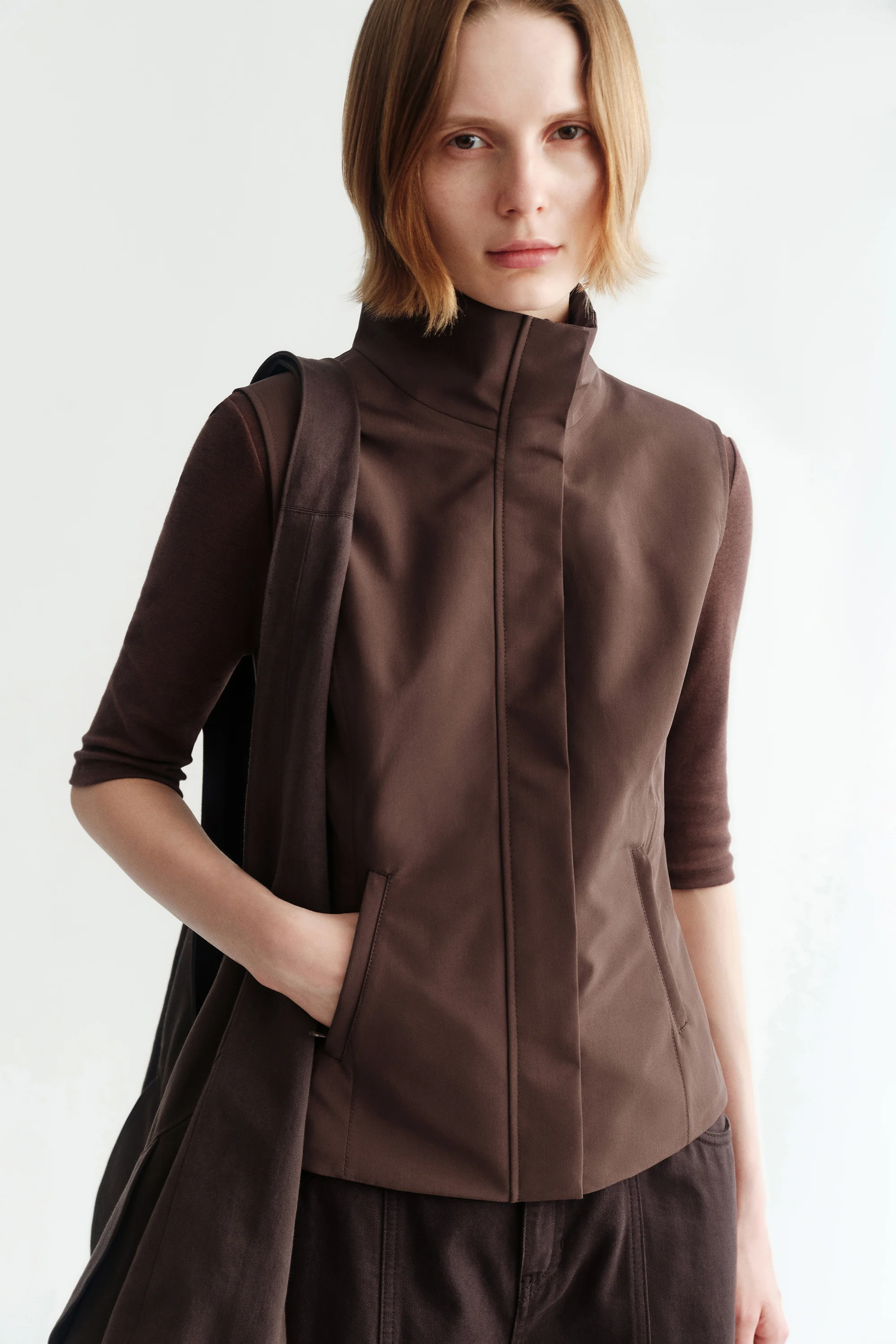Stand Collar Vest - Image 6