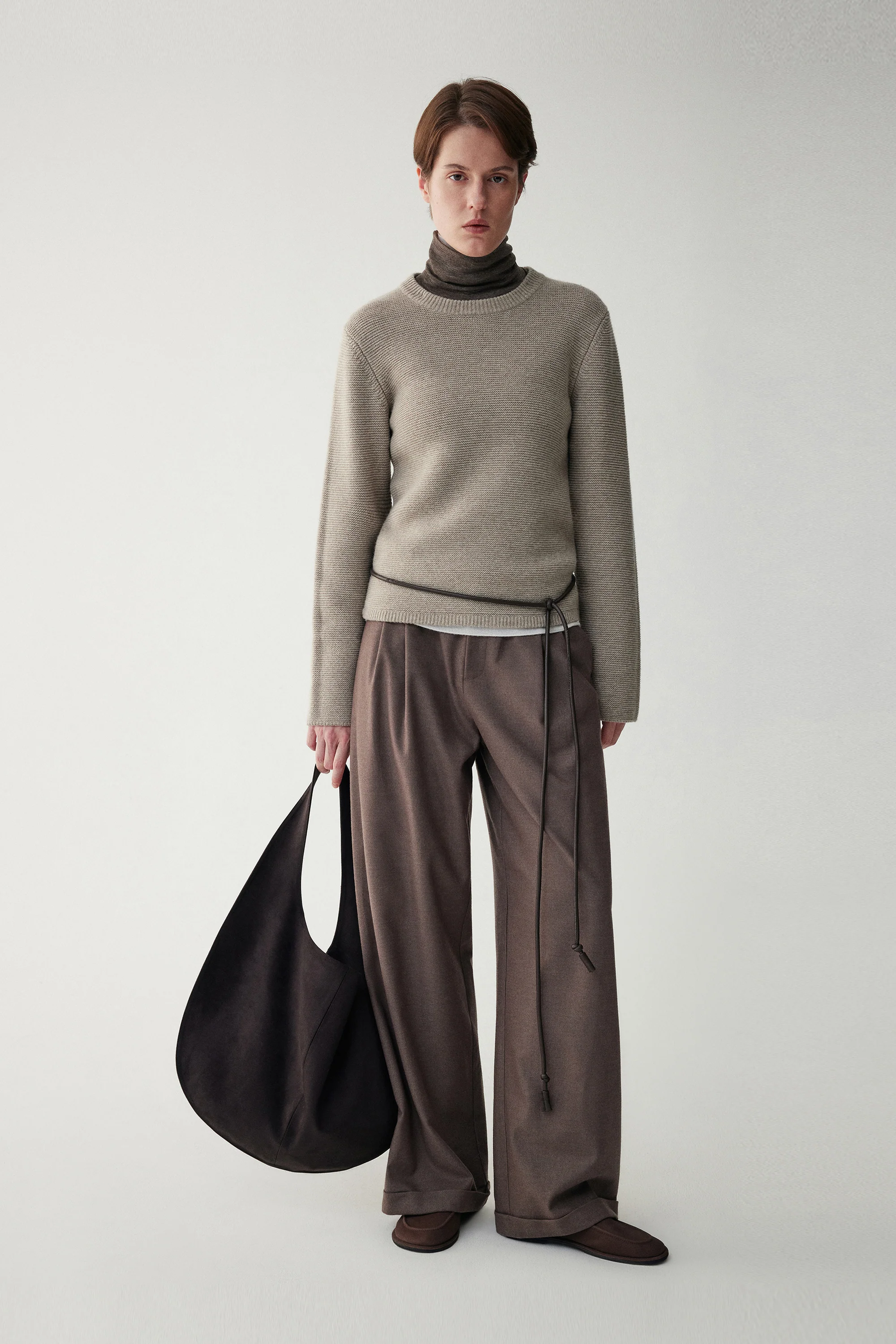 Turk Barrel Wool Trousers
