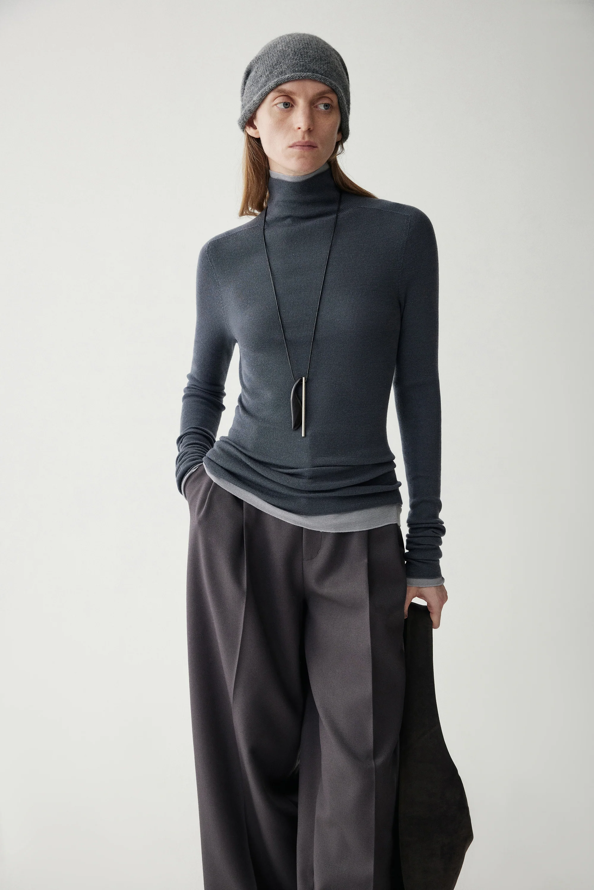 Merino Wool Seamless Knitted Top - Image 30
