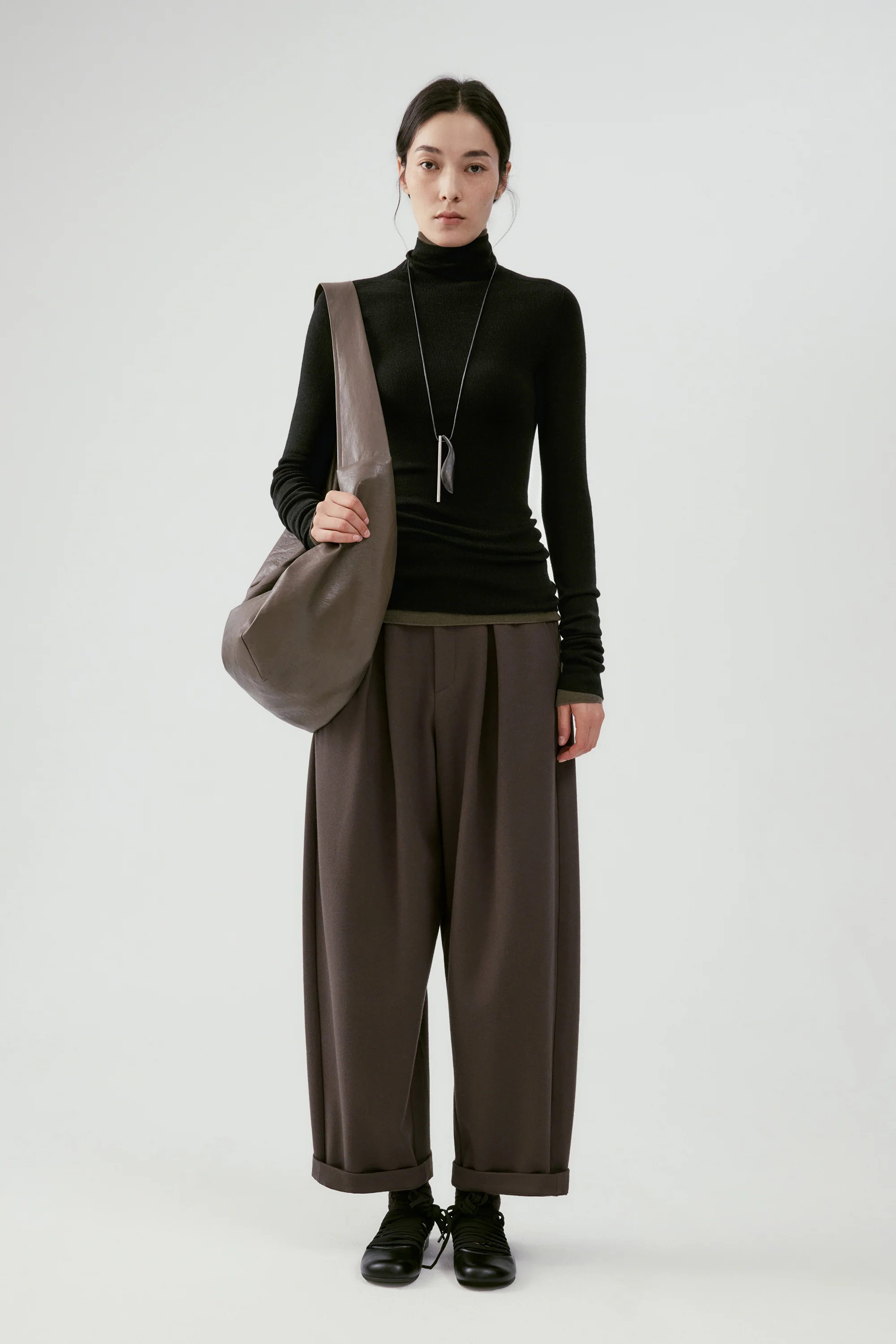 Merino Wool Seamless Knitted Top - Image 32